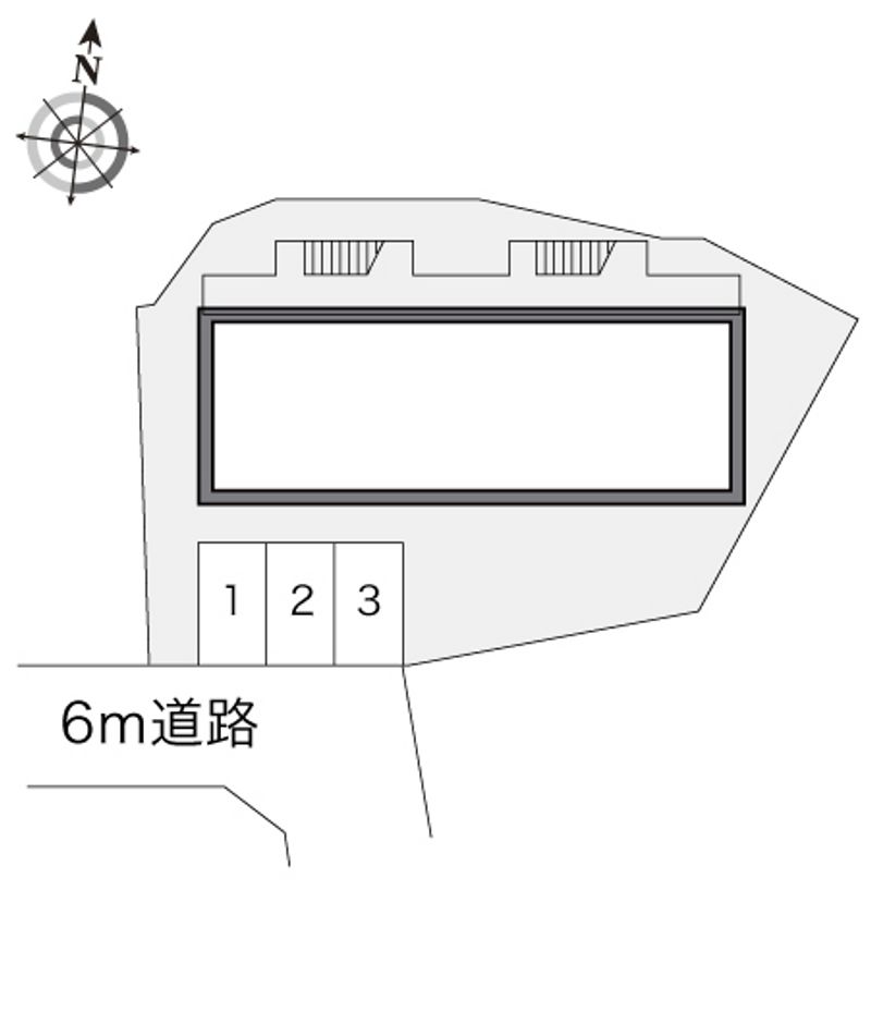 レオパレスハセガワ 配置図
