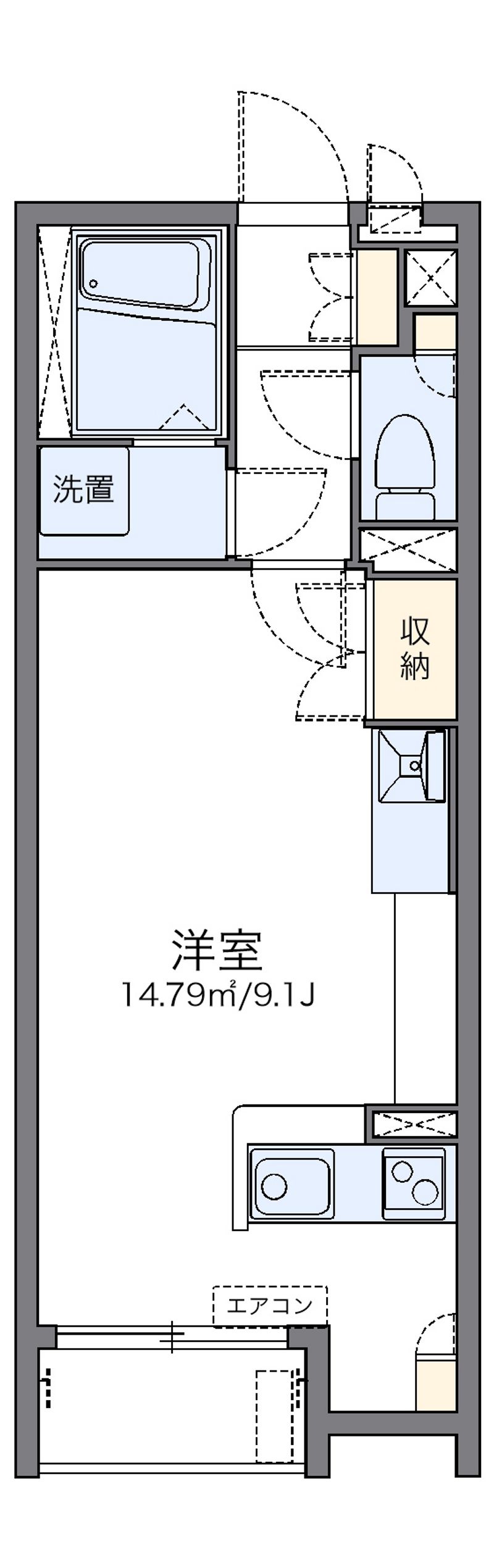 レオネクストクレール藤が尾Ⅲ 間取図