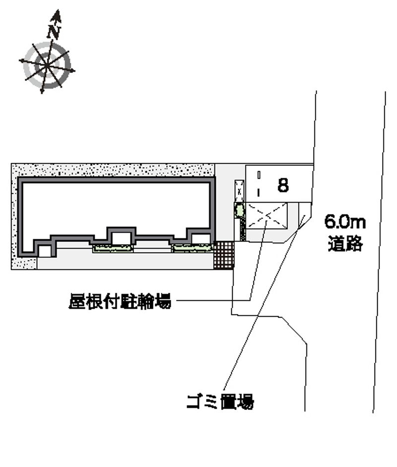 レオネクストクレストタウンＧ 配置図