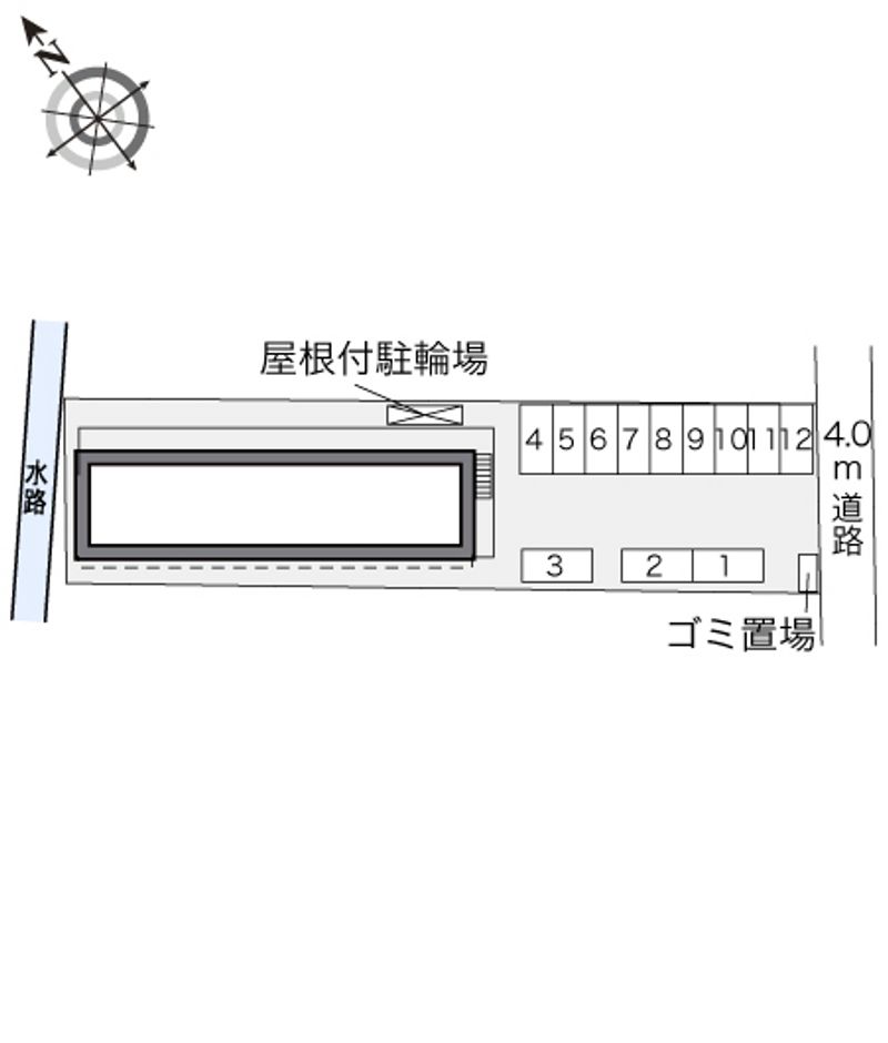 レオパレスＫｕｍａｍｉ 配置図