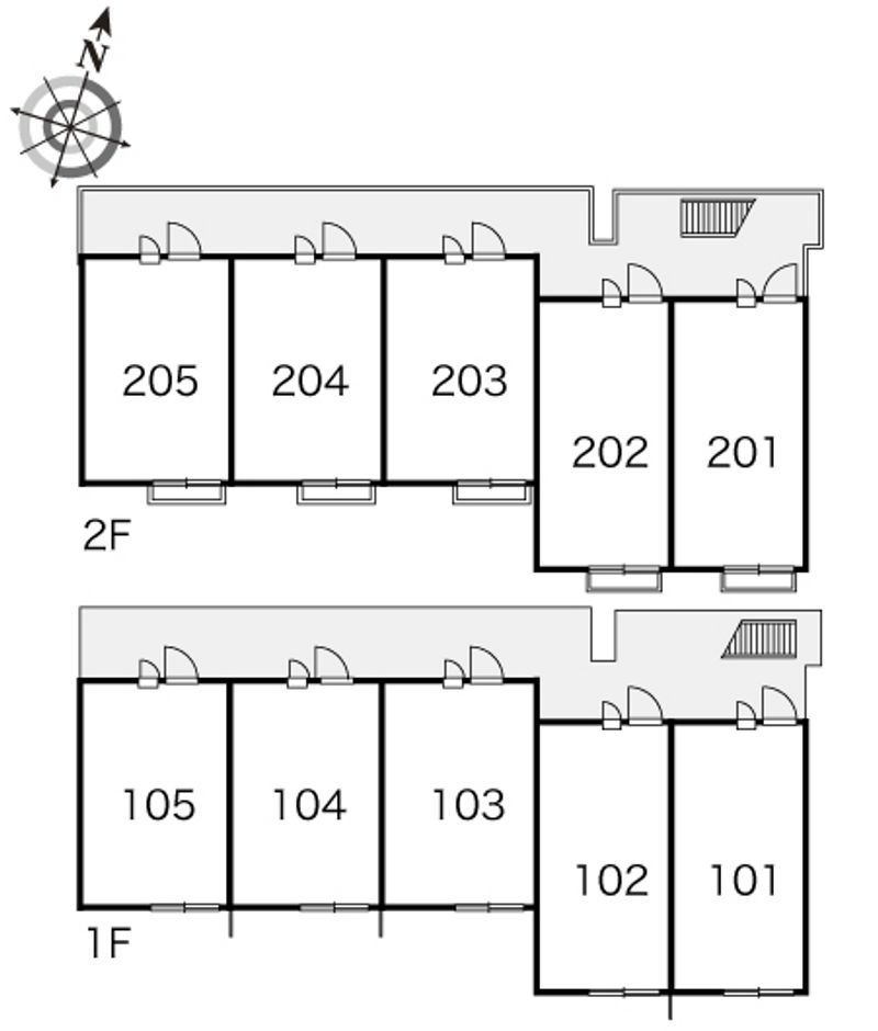 レオパレス泉 間取り配置図
