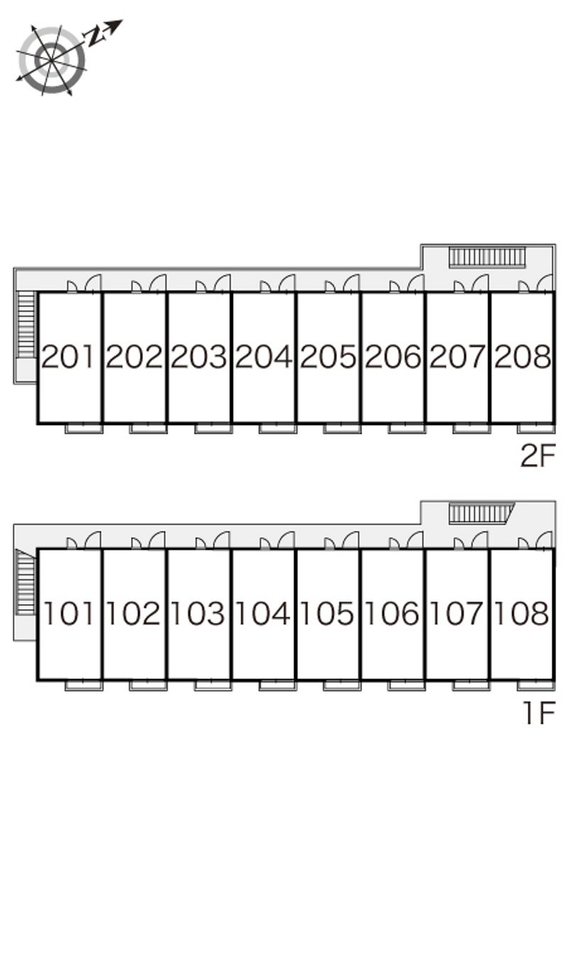 レオパレスセリブレート 間取り配置図