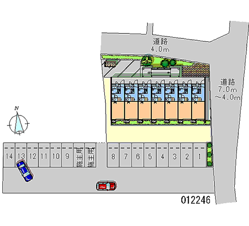 12246月租停車場