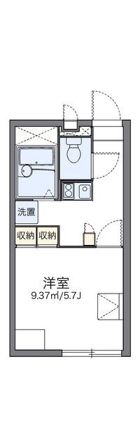 レオパレスガーデンコートＪ 間取り図