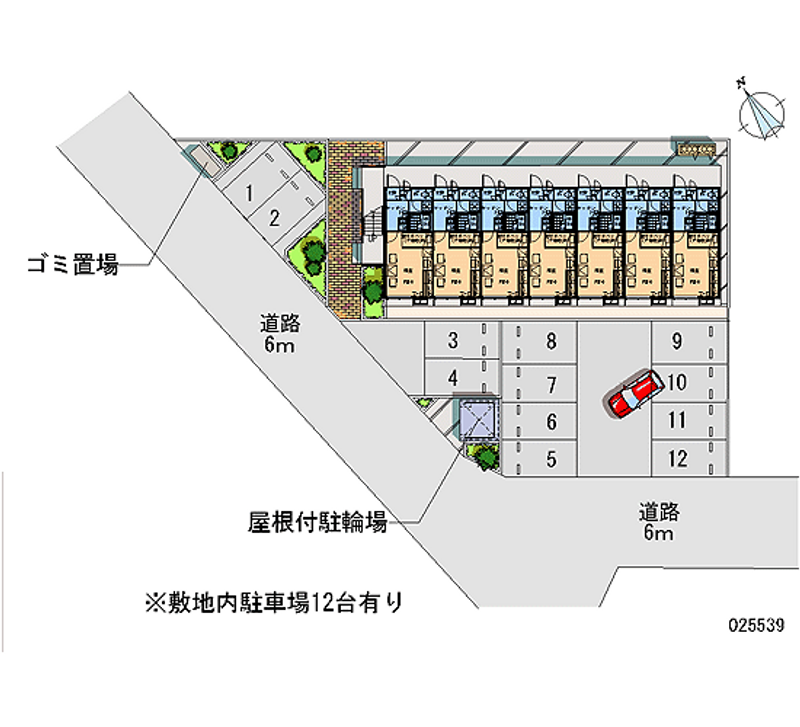 レオパレス牡丹 月極駐車場