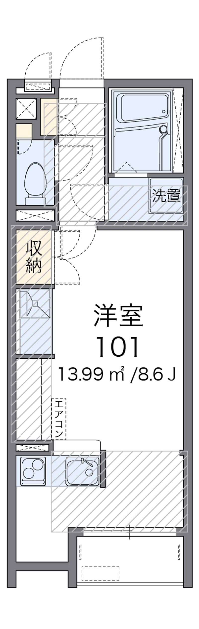レオネクストアムール 間取図
