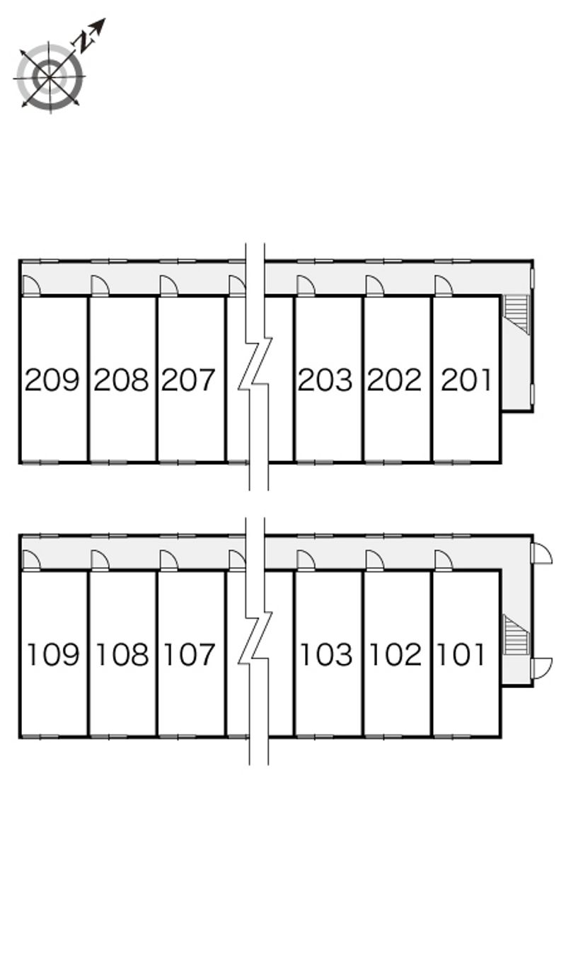 レオパレスエピ 間取配置図