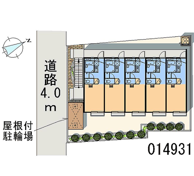 レオパレスＫＩＺＵＫＩ 区画図