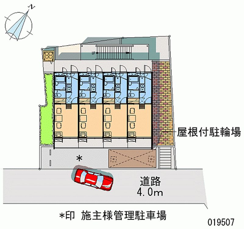 レオパレス異人館 区画図