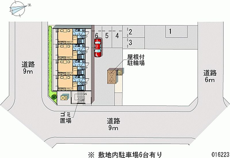 レオパレスフォレスタ 月極駐車場