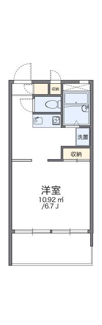 レオパレスほうれんそう２号館 間取図