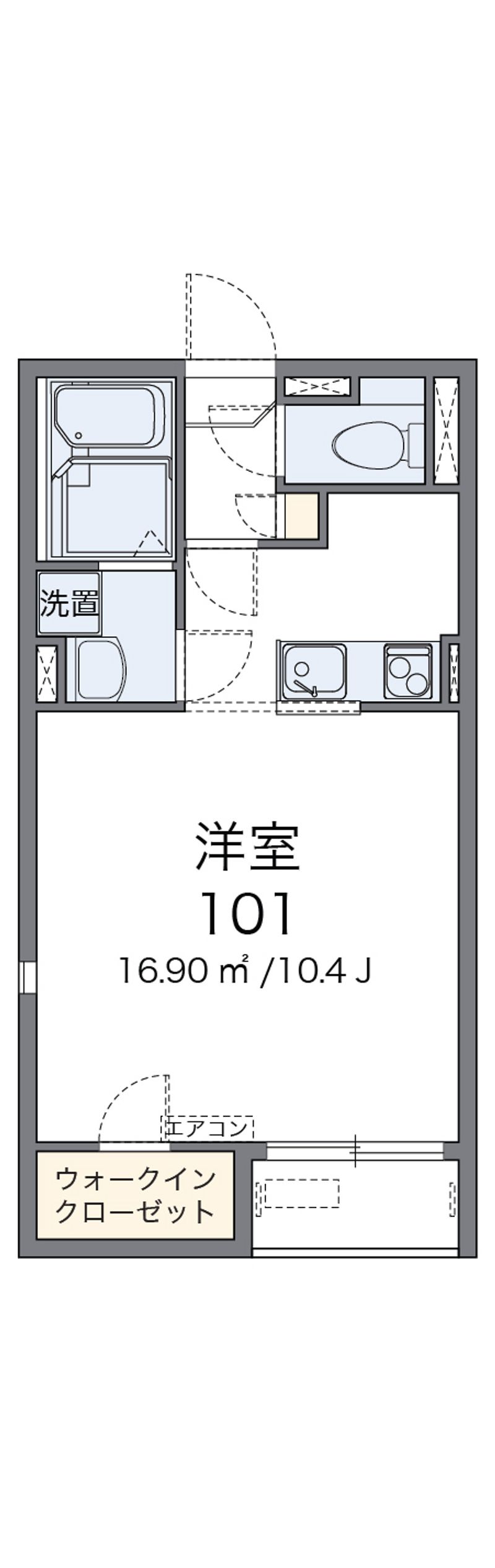 レオネクスト冨士Ⅱ 間取図
