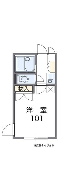 レオパレスＨＩＭＥＪＩ　ＳＡＺＵＣＨＩ２ 間取図