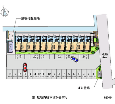 27644 Monthly parking lot