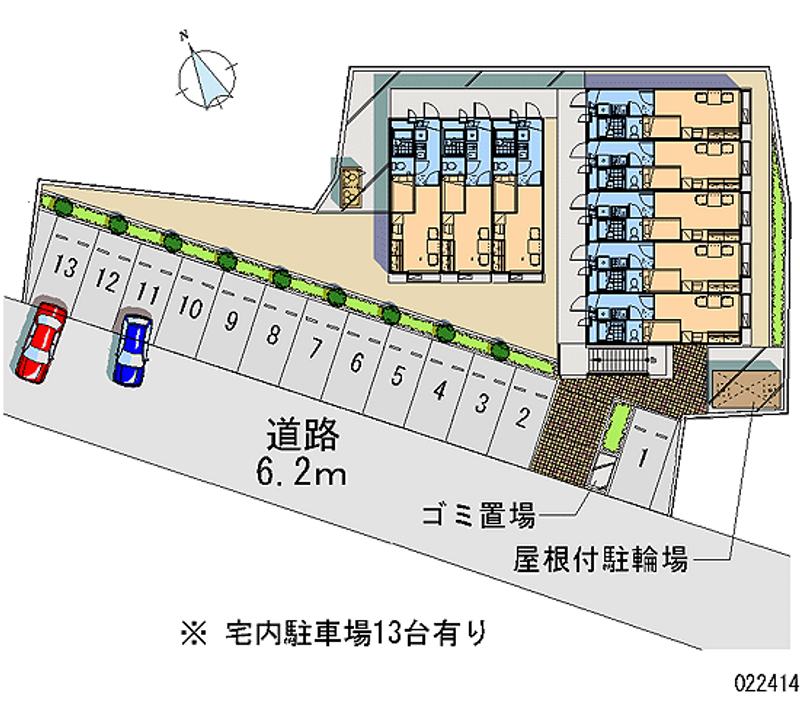 22414 Monthly parking lot