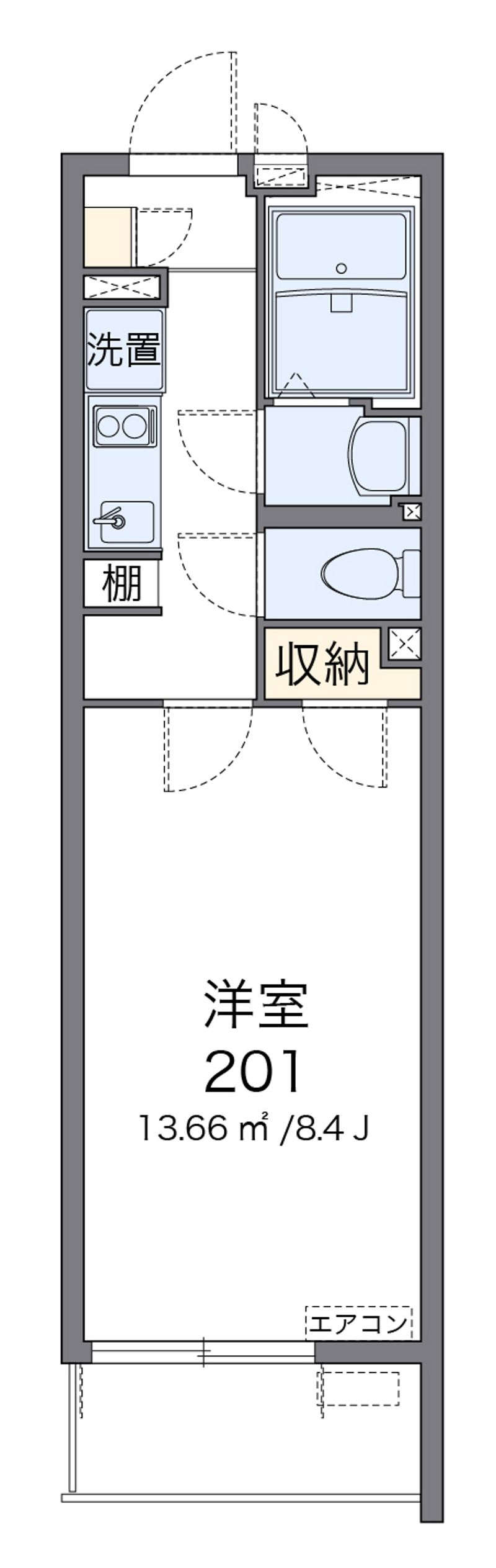 クレイノ旭 間取り
