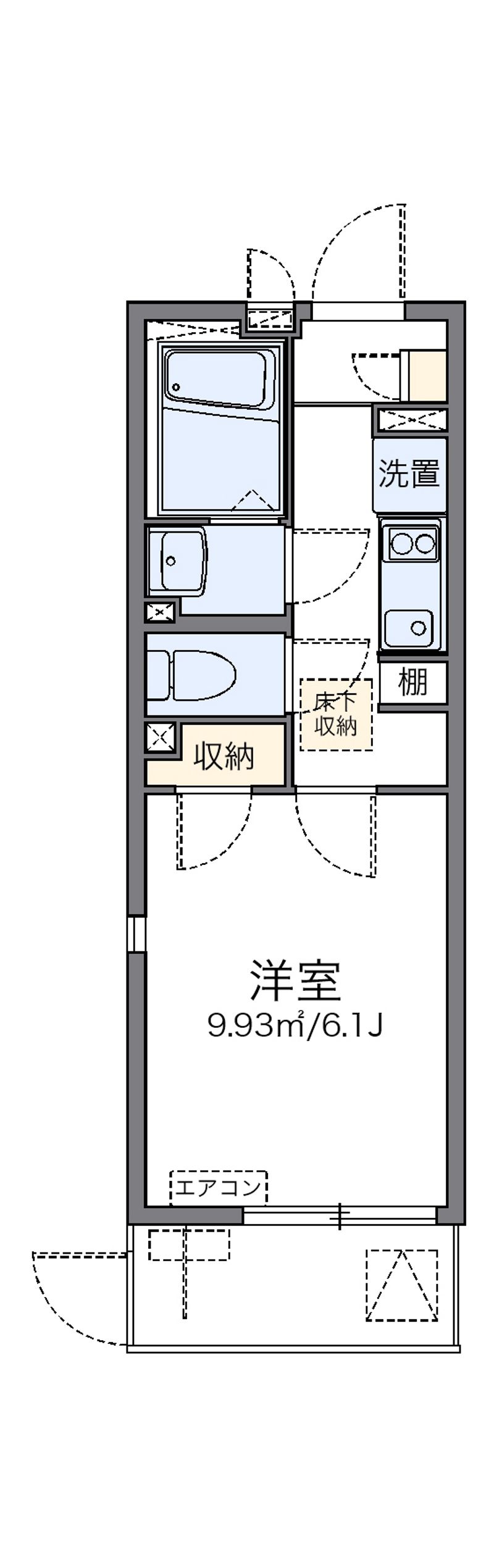 レオネクストアンビエントⅠ 間取図