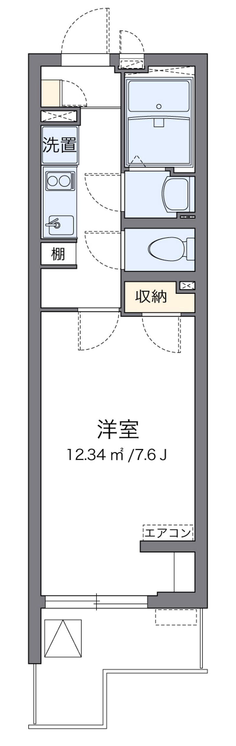 クレイノアムレット　矢口渡 間取図