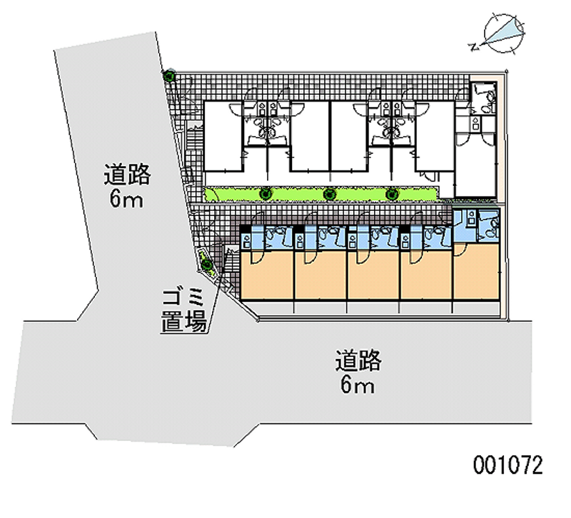 レオパレス東金町第６ 区画図