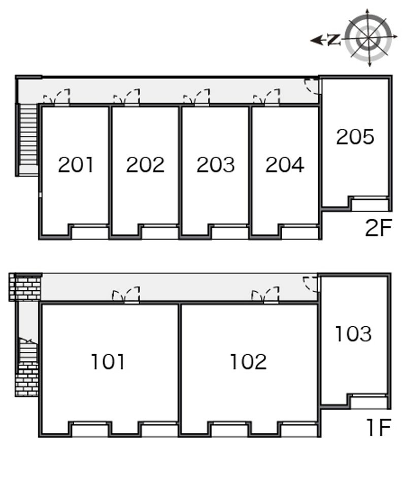 レオネクストパルティア 間取配置図