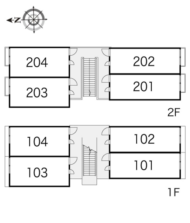 レオパレスゴーゴー 間取配置図