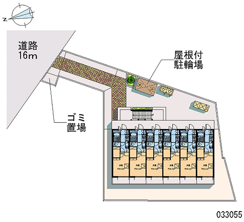 レオパレスバンリュ 区画図