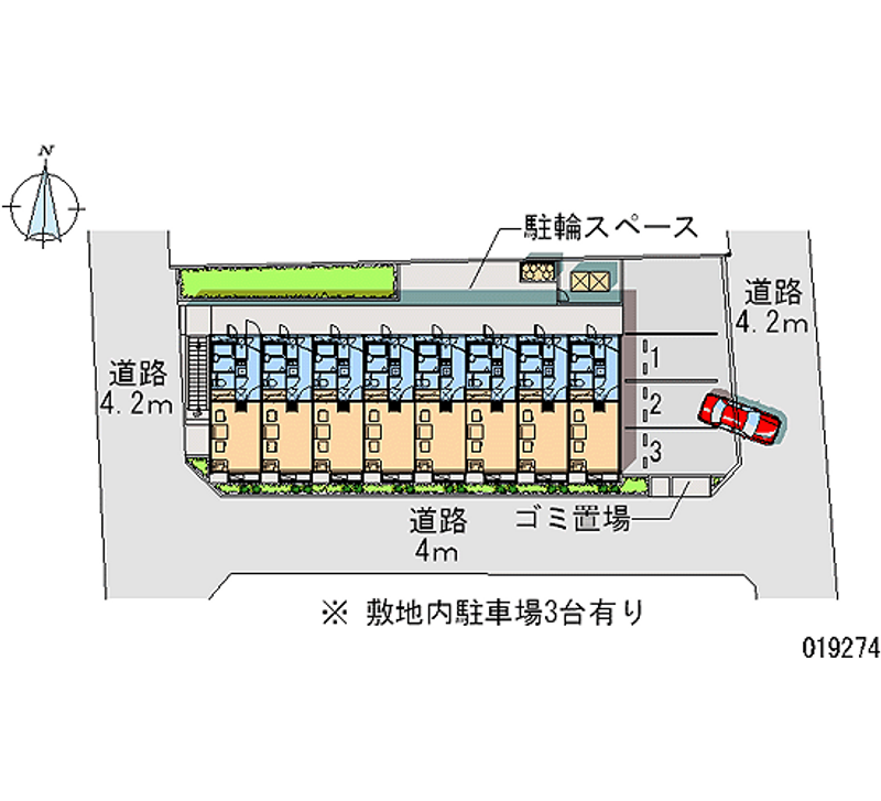 19274月租停車場