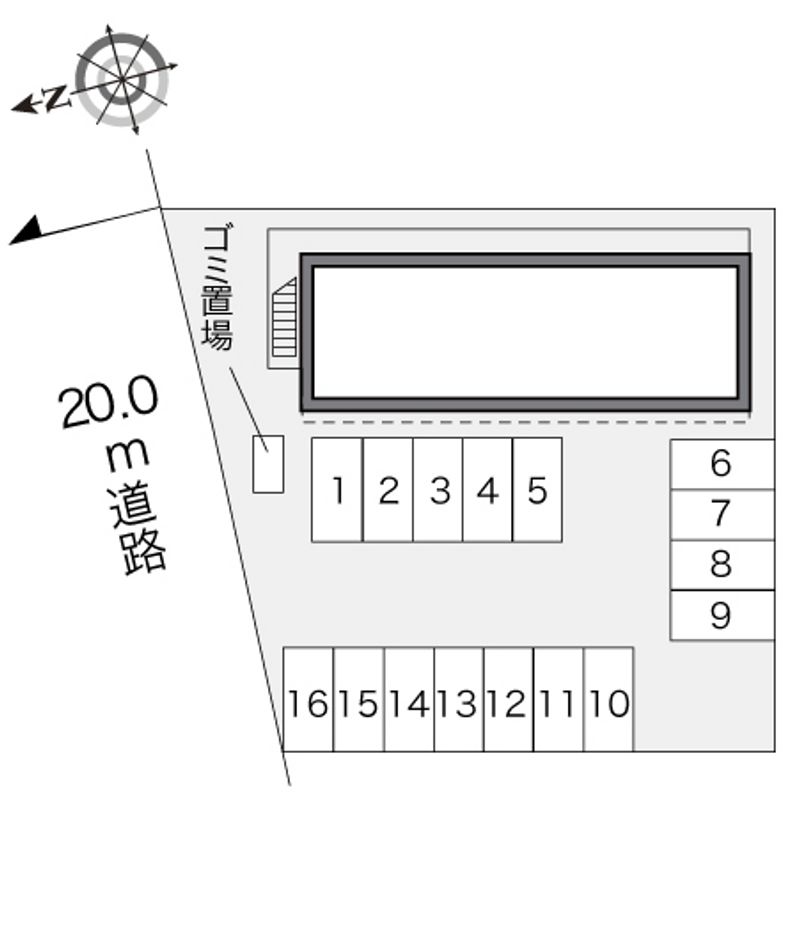 レオパレスストレリチア 配置図