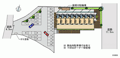 16906 Monthly parking lot