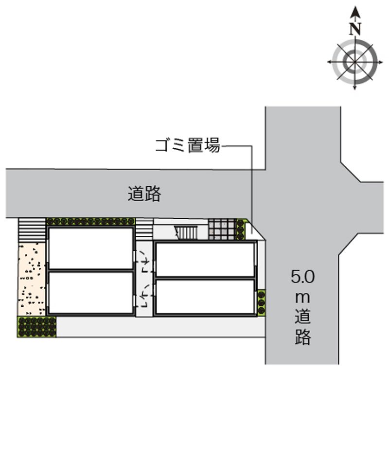 レオネクストＵＢＵＫＡＴＡ 配置図