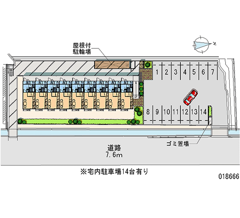 18666月租停车场