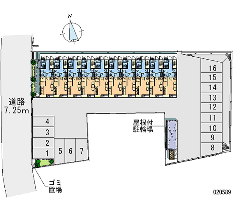 20589 bãi đậu xe hàng tháng