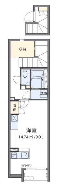 ミランダ白樺Ⅵ 間取り図