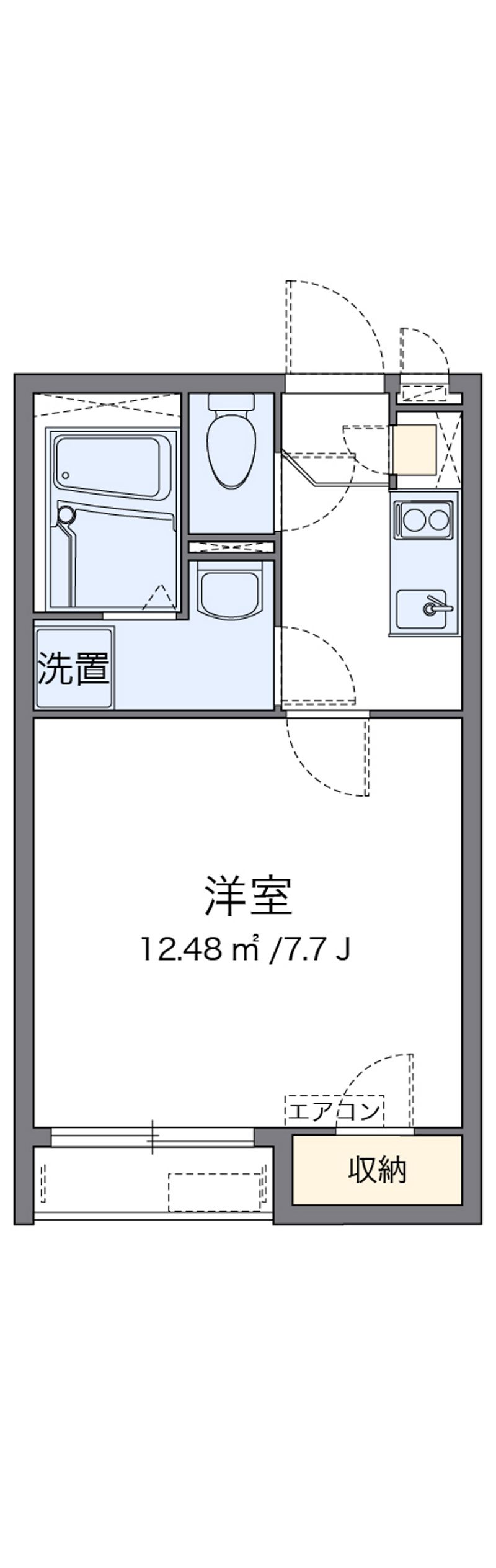 クレイノ五月折戸 間取図