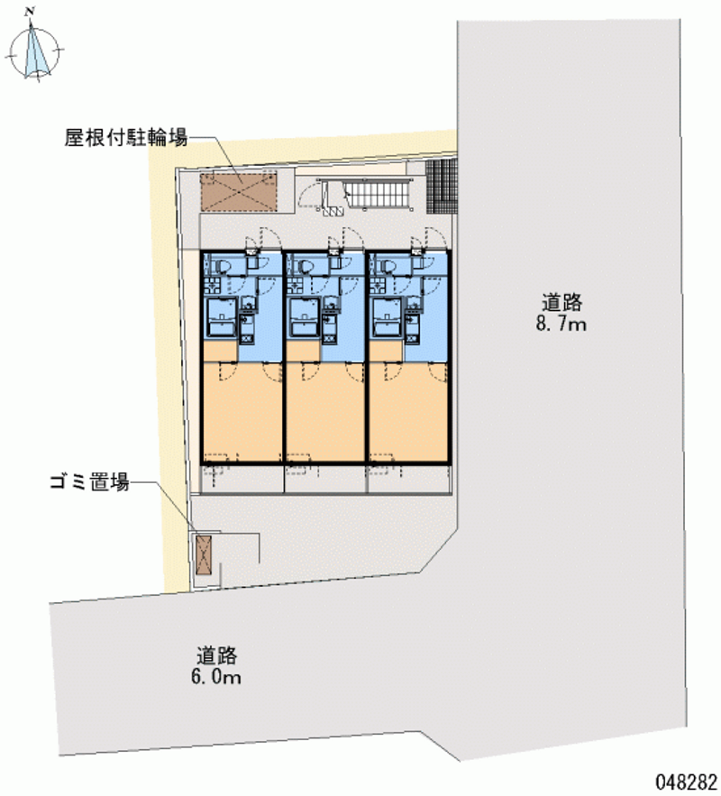 レオネクストライトコート 区画図