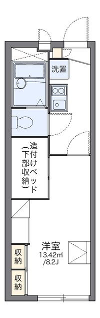 レオパレスラ　プランタン 間取り図