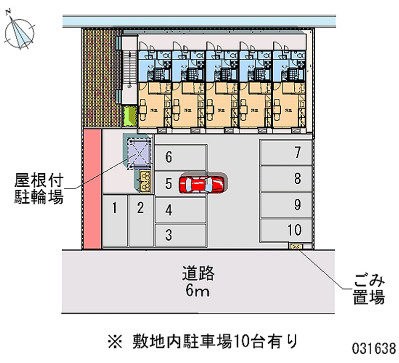 レオパレスサンク 月極駐車場