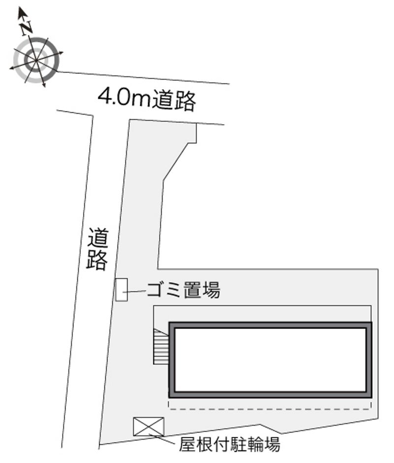 レオパレスウィンドバレイ　永吉 配置図