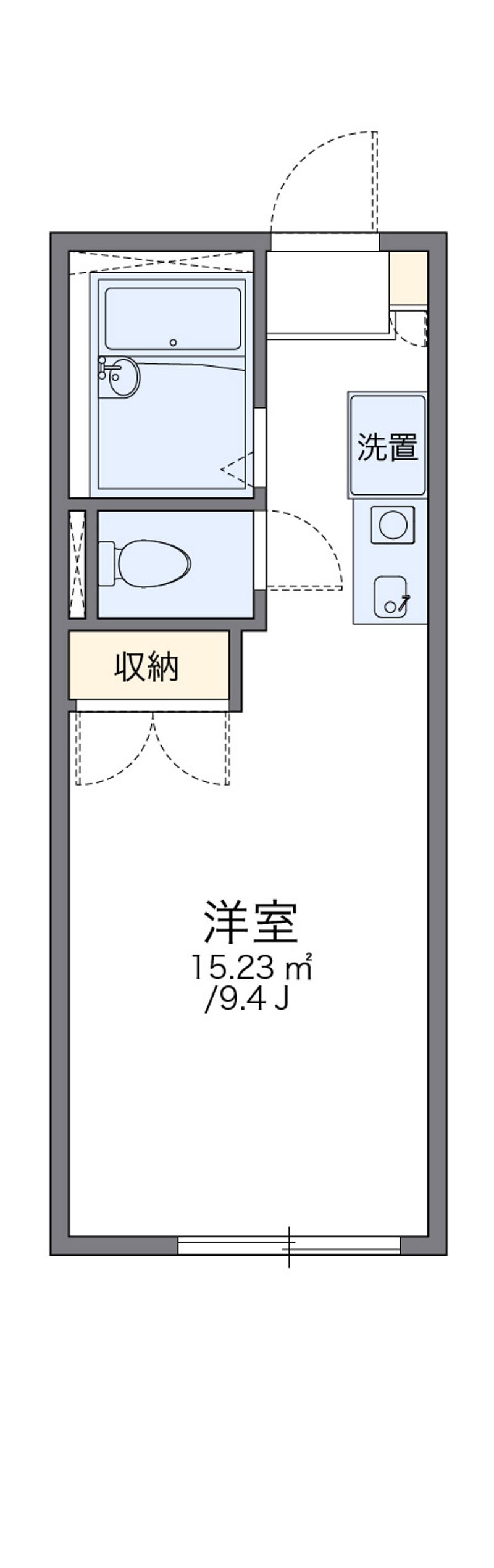 レオパレスＴＡＭＵＲＡ９８ 間取り
