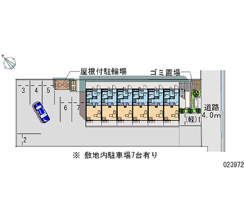 23972月租停車場