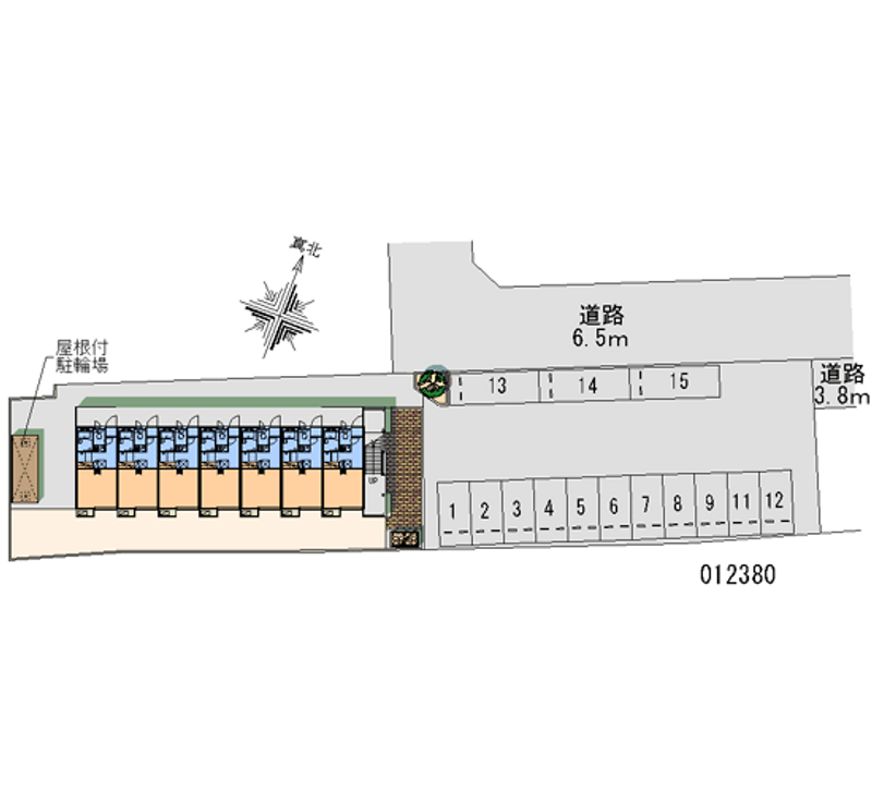 12380 Monthly parking lot