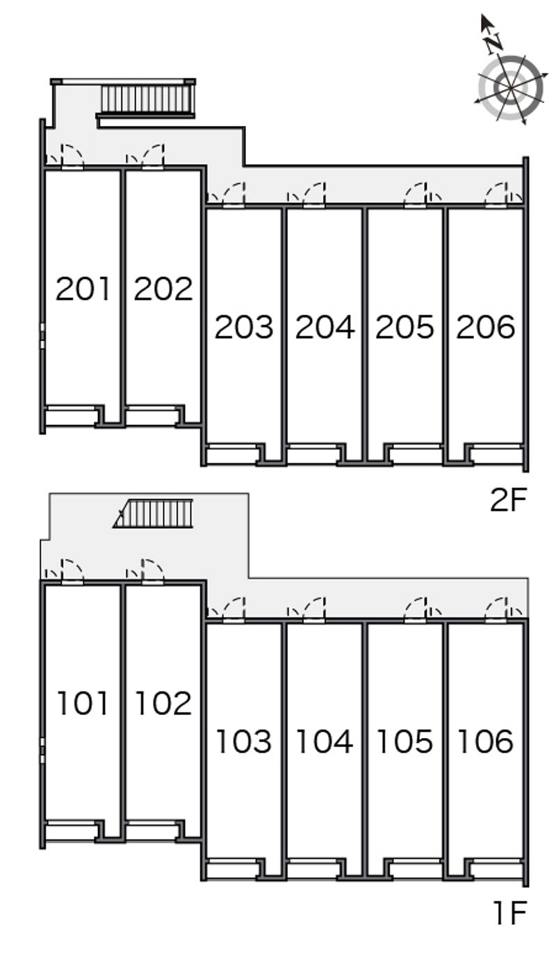 クレイノたからＤ 間取り配置図