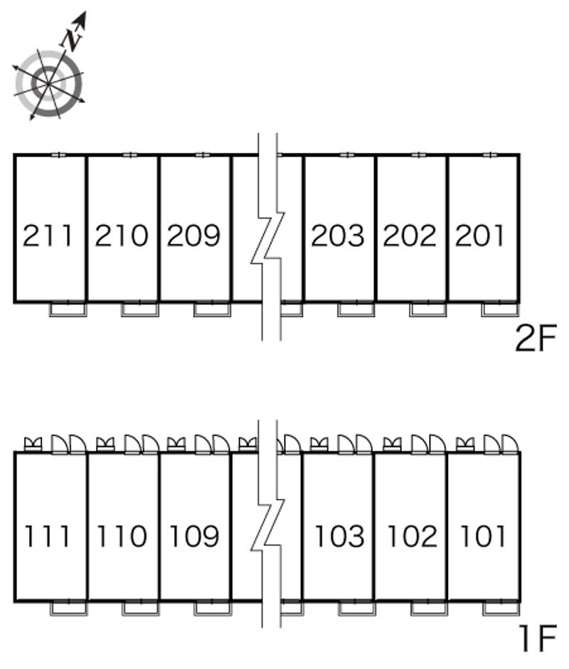 レオパレス森下 間取配置図