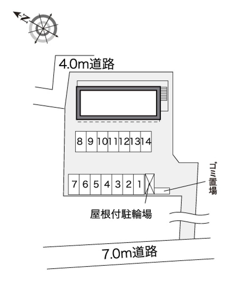 レオパレスサンクチュアリ 配置図