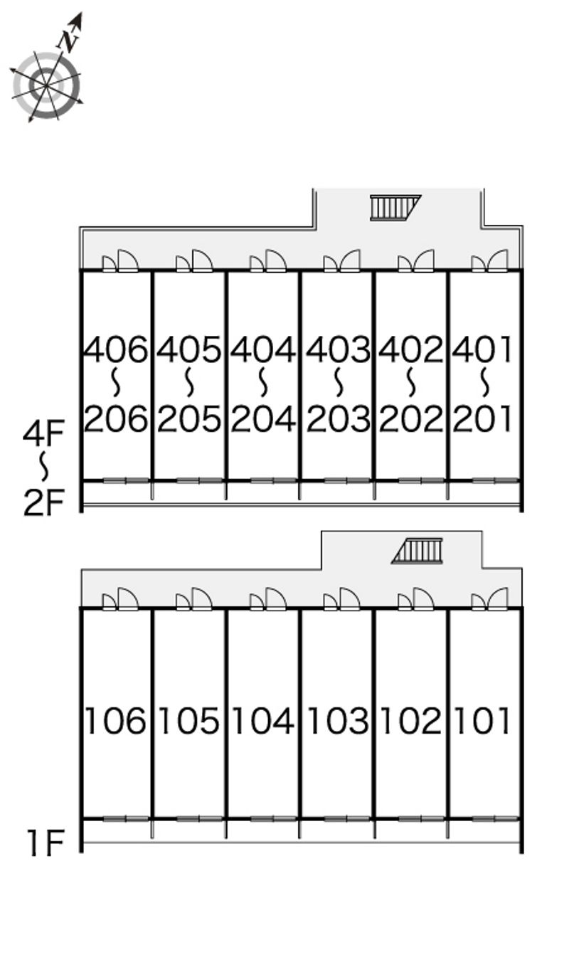 レオパレスメゾン　ＭⅡ 間取配置図