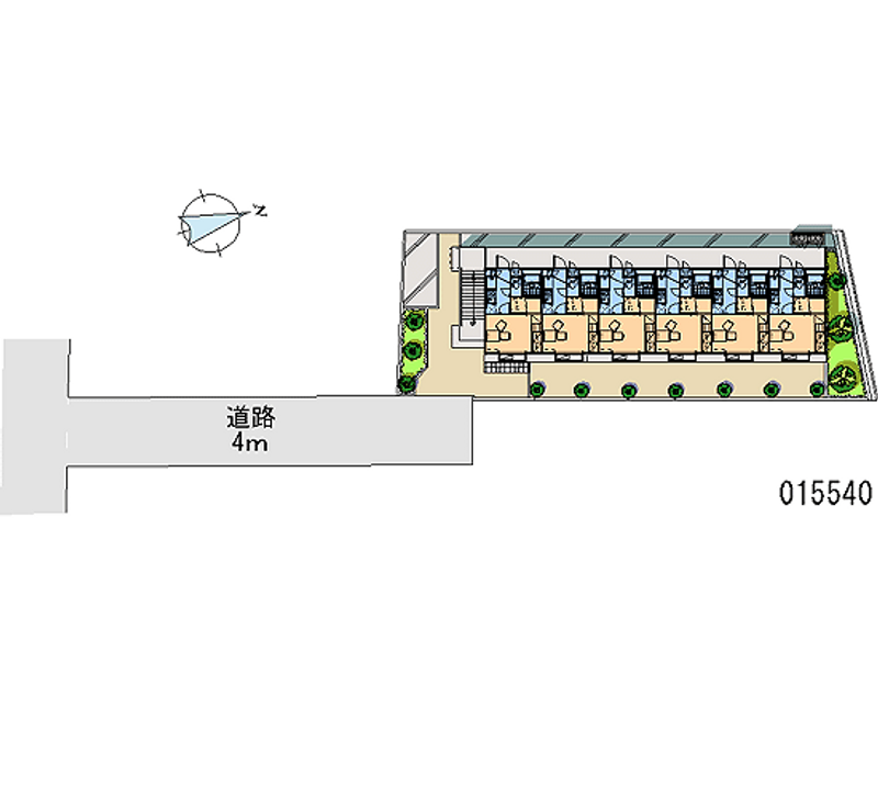レオパレス城山 区画図