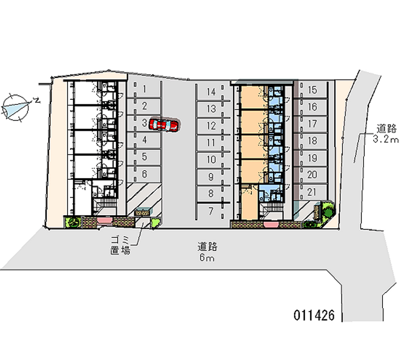 11426 Monthly parking lot