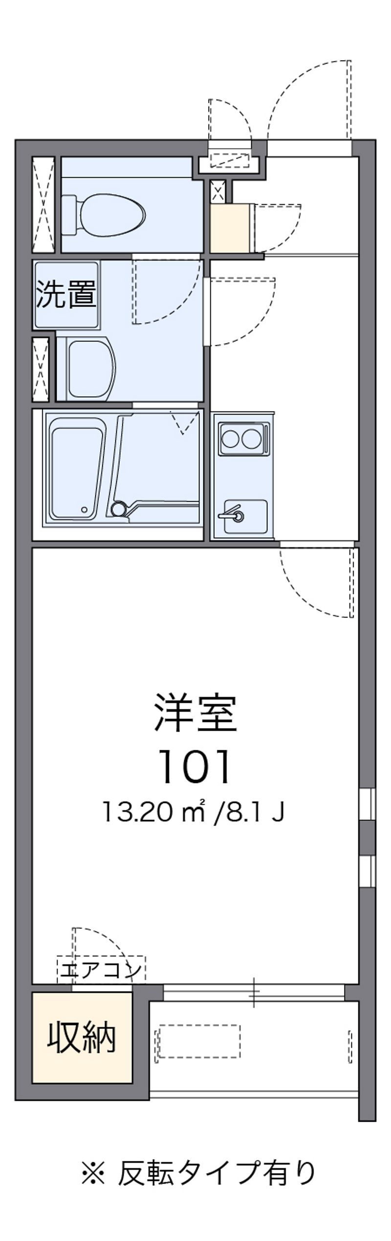 クレイノ西森本 間取図