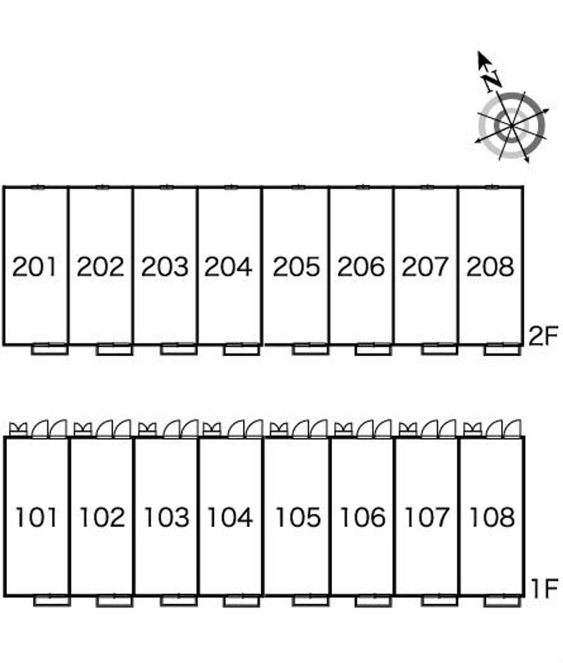 レオパレス悠 間取り配置図