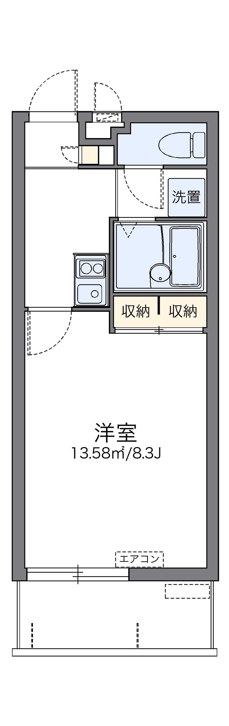 レオパレスカナ 間取り